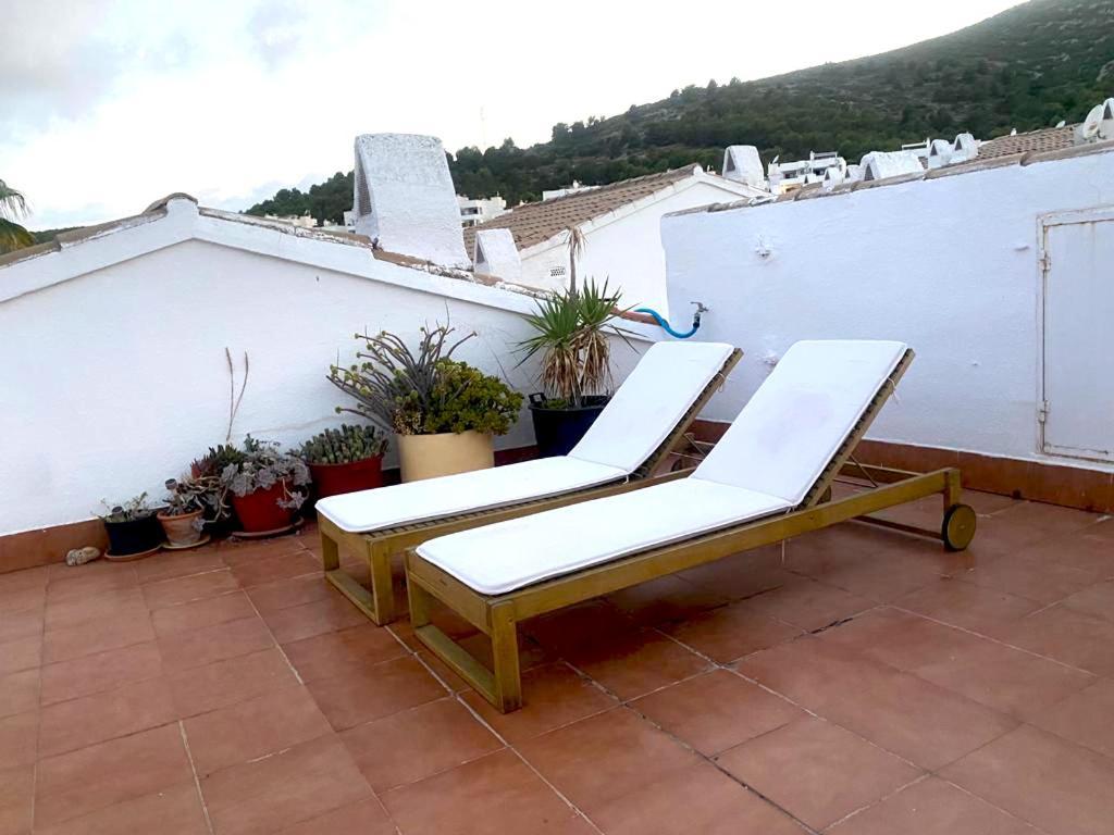 Apartamento Dos Terrazas, Vistas Al Mar. Piscina Peniscola Luaran gambar